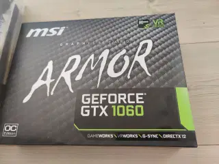 MSI Geforce GTX 1060 ARMOR OC 6GB