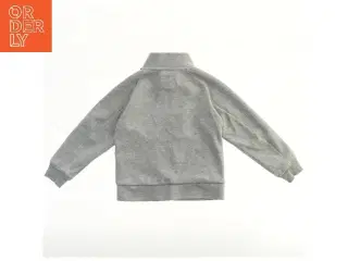 Grå sweatshirt med lynlås fra Uniqlo (str. 116)