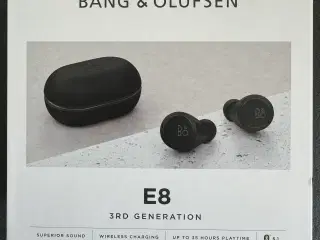 Nye Beoplay E8 3rd Gen., trådløse øretelefoner