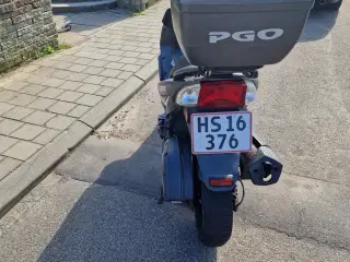 MC scooter 200 cc nysynet med nummerplade