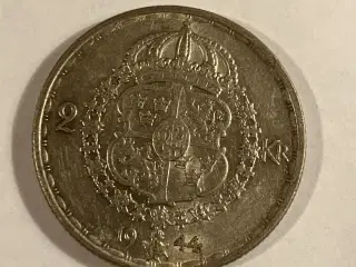 2 Kronor Sweden 1944