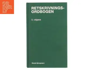 Retskrivningsordbogen (Bog)