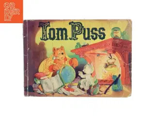 Gammel børnebog &#39;Tom Puss&#39;