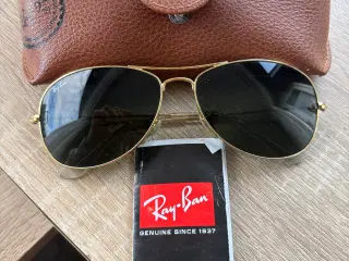 Rayban guld og brun 