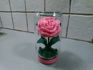 Hækle rose i nylon