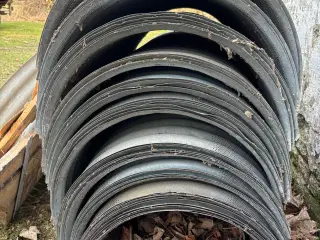 Halvrunde tørrekanaler til korntørring ca. 900 mm 