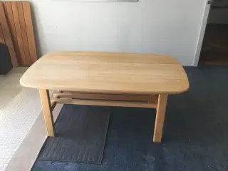 Sofabord sæbebehandlet bøg