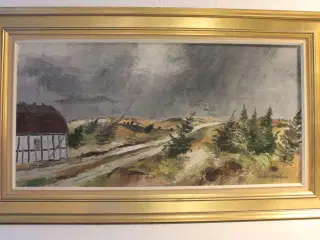 Maleri af Jørgen Budde Nielsen.