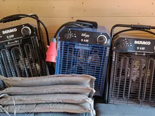 9 KW varmeblæsere 