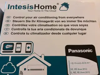 Intensis Home til Panasonic varmepumpe