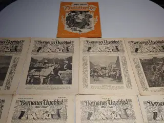 16stk Børnenes Ugeblad(Mit Blad)fra 1920+julehæfte