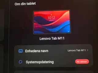 Lenovo tab M11 sælges 