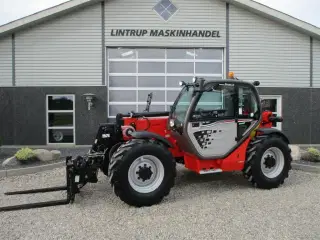 Manitou MT932 Comfort Dansk maskine, med hydrauliske pallegafler.