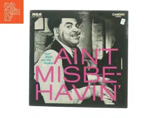Ain&#39;t Misbehavin af Fats Waller and His Rhythm (LP) fra RCA Camden (str. 31 x 31 cm)