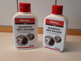 2 stk. Chrisco hundeshampoo med balsam sælges