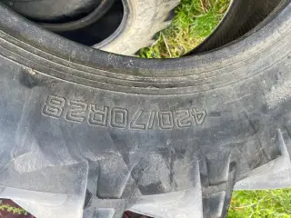 Traktor dæk, 420/70 R28, Alliance