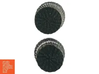 Flettede kurve til drikkeglas(str. H. 11 cm. ø. 8,5 cm)