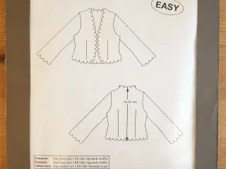 Originale sy-mønstre på tøj og kurve