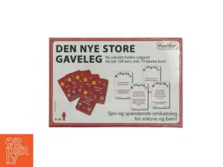 NYT Den Nye Store Gaveleg Brætspil fra MoxiBox (str. 16 x 11 cm)