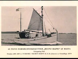 45 Tons Forsøgsfiskekutter - Nyborg Skibsværft - u/n - Ubrugt