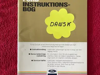 Instruktionsbog Ford ?