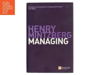 Managing af Henry Mintzberg (Bog)