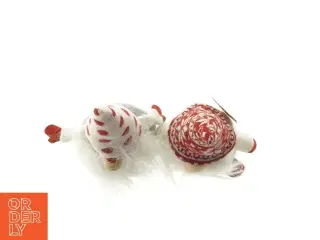Julepynt nisser i stof (str. 21 cm)