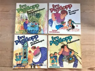 Fru Pigalopp, 4 bøger