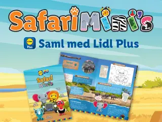 Saml alle de forskellige Safari Mini's plysdyr 