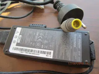 Strømforsyning/Oplader til Lenovo