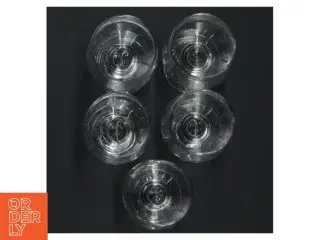 5 glas (str. H 9 cm. ø. 4,5 cm)