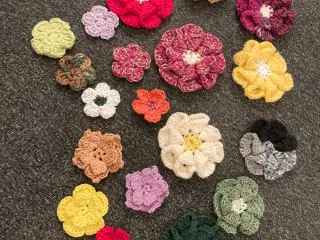 Hæklede blomster