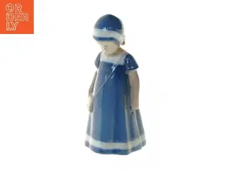 Porcelænsfigur af pige fra B&G (str. 17 cm)