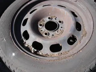 4 stål fælge 225/55/16 bmw 116