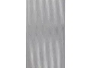 Sølv Border Stickers 10x23 cm - Elegant Dekoration