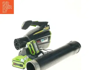 Batteridrevet løvblæser med oplader