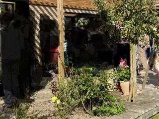 Pergola, terasseoverdækning, terasse