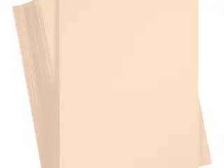 Beige A4 Karton 180 g - 100 ark til kreative projekter