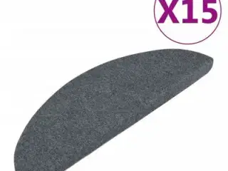 vidaXL selvklæbende trappemåtter 15 stk.  grå