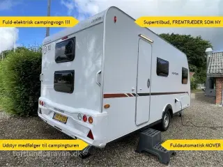 2024 - Weinsberg CaraCito 470 QDK E-power   Fremtræder som NY, LAV VÆGT KUN 955 KG, 6 SOVEPLADSER m/ FULDAUT. MOVER + KLIMA + udstyr.