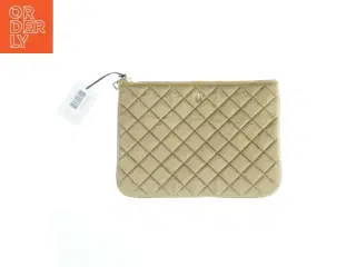 Beige quiltet pung fra Fan Palm (str. 28x20 cm)
