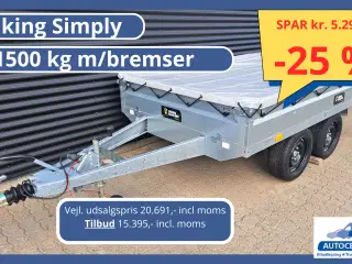 Restparti / Lagersalg Viking Simply trailere! 
