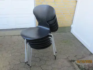 6 stk Myre stole Nummer 3100 med 3 ben 