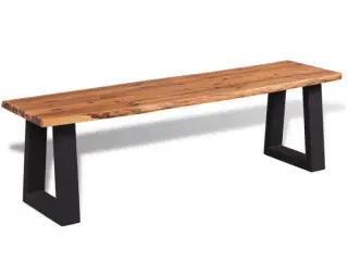 Bænk i massivt akacietræ 160 cm