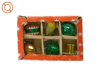 Julepynt, julekugler (str. 23 x 15 x 7 cm)
