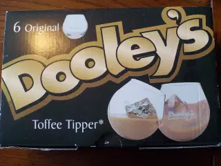 6 nye originale Dooleys Toffee Tipper