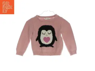 Trøje med pingvin (str. 12-18 mdr)