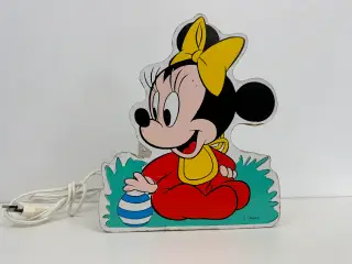Retro Disney væglampe (Baby Minnie)