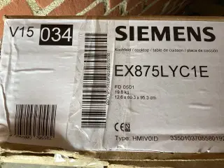 Siemens induktions kogeplade