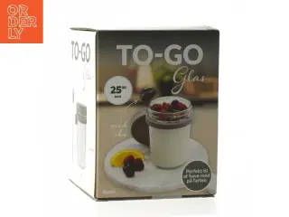 To-go glas med ske (str. 400ml)